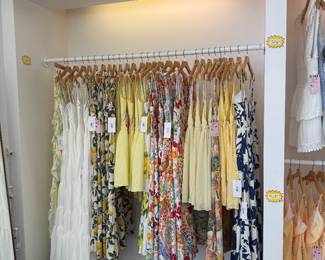 30% off clothing rack includes wooden hanger