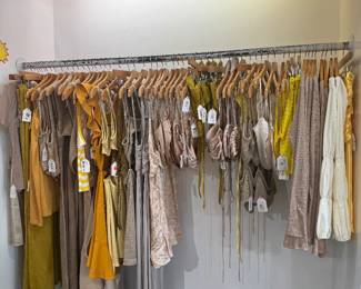 $11 clothing rack includes wooden hanger