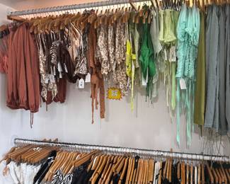 $11 clothing rack includes wooden hanger