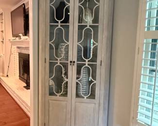 Ballard Designs Frederica Corner Cabinet: 85" x 36" x 22" deep