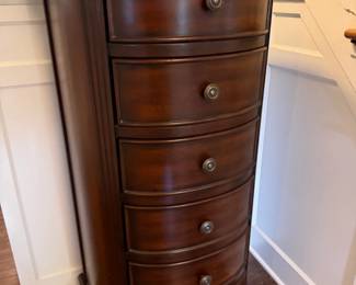 Demilune 6 Drawer Chest: 48" x 18" x 24"