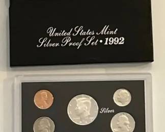  05 1992S US Mint Silver Proof Set