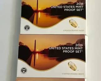 2017S 2018S 2019S 202S US Mint Proof sets