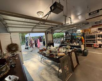 Lamps, silver, antiques, pictures, mirrors
