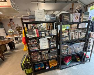 DVD’s, CD’s, VHS Tapes, children’s toys