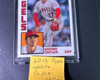 Shohei Ohtani Topps 2019 Error RC Card