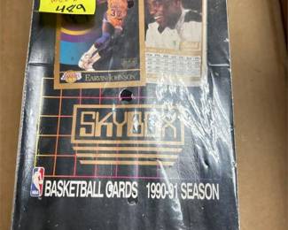 Skybox 1990-91 Basketball Wax Box