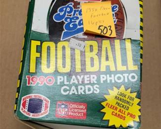 Fleer 1990 Football Wax Packs