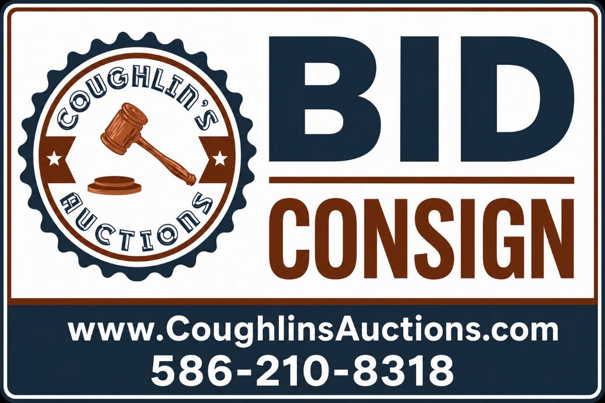 coughlin s auctions bid and consign sign
