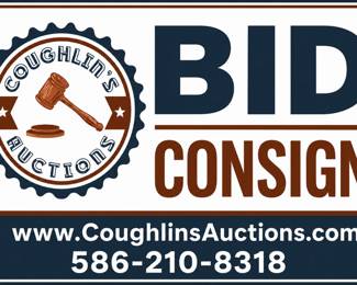 coughlin s auctions bid and consign sign