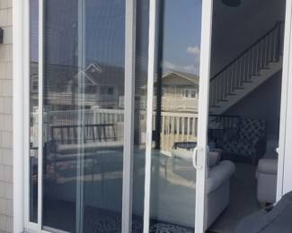 Sliding glass doors