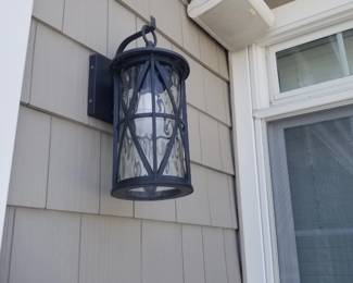 Exterior lights; siding