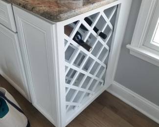 Kitchen feature: wine rack
