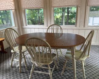 Table and chairs