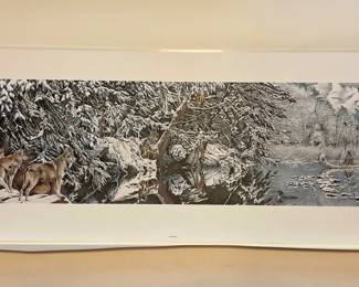 Elongated Landscape Print Turning Point By Diana Casey