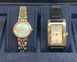 Kenneth Cole And Citizens Womens Watches With Black Multi watch Storage Case