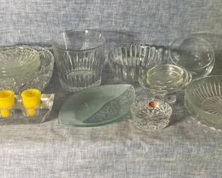 Mixed Lot Of Crystal And Glass