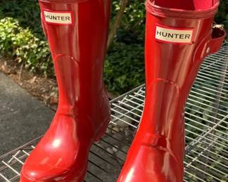 Red hunter Womens Boots