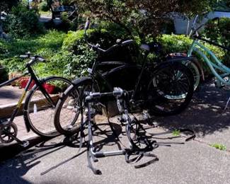 Retro Bikes And Bike Rack For Your Bike Riding Pleasure