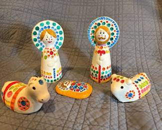Vintage Convento Jesus Maria Nativity Set Made in Aracena, Spain