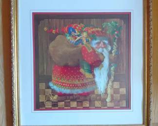 Old World Santa, By James Christiansen, Signed And Numbered