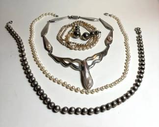 Pearl, Sterling Silver And More