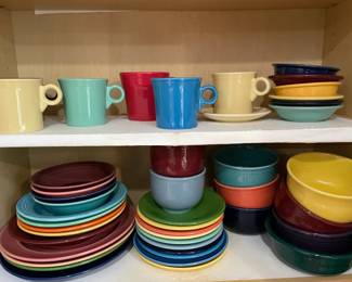 Its a Fiesta Plate, Bowl, and Mug Lot