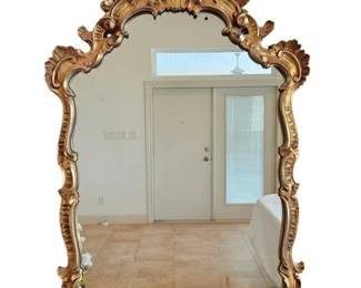 Elevate Your Interior Space Ornate Gold Gilded Mirror