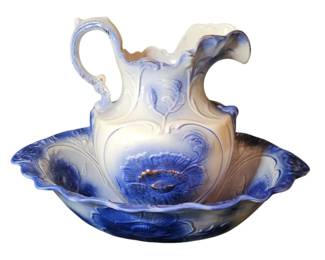 Rare, Antique Pitcher Basin Crown MC
