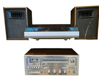 Retro Soundesign Audio Lot PLL FM Receiver, Turntable, Tape Decks Vinyl 8Tracks