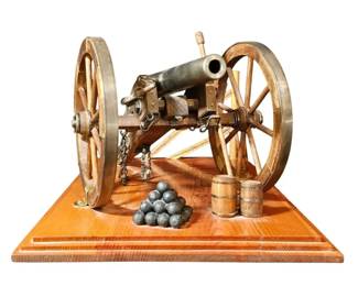 Civil War Artillery Canon Display... So Realistic