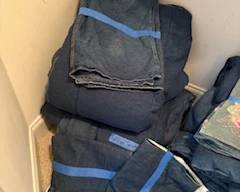 Vintage Tommy Hilfigear Denim Comforters and shams (twin)