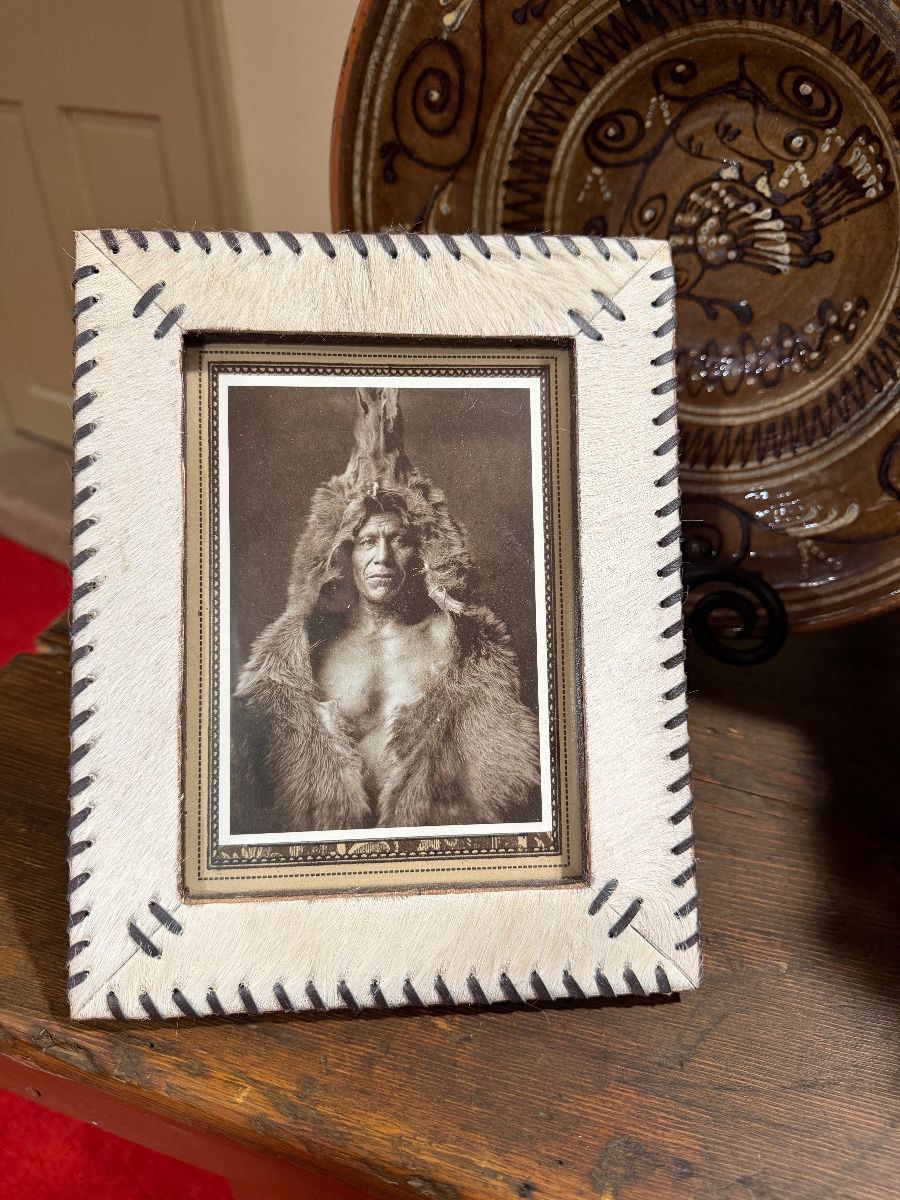 $95~ “Bear’s Belly” Picture In Hide Frame