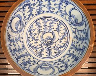 $125~Antique Chinese Batavia Bowl
