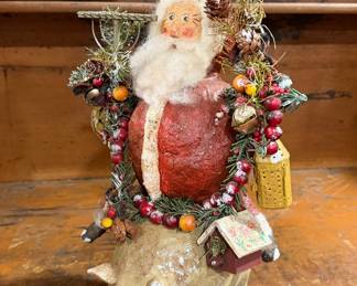 $150~ Krisnick Santa On Pig