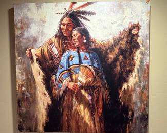 $50~ “Two Souls One Spirit” Canvas