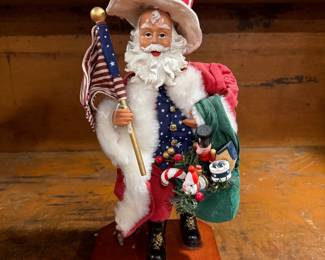 $30.00 ~ Kurt Adler Patriotic Santa Music Box