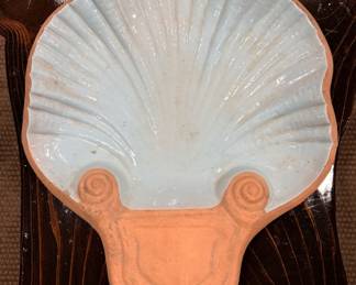 $295~ Large Vintage Possibly Antique Terracotta Shell