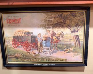 $1495~ Antique 1906 Tin Lithograph for Hickman-Ebbert Co.