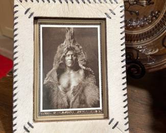 $95~ “Bear’s Belly” Picture In Hide Frame