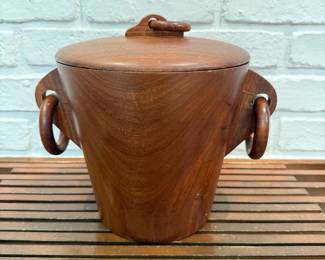 $65~ MCM Madetor Pernell Teak Ice Bucket