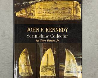 John F. Kennedy: Scrimshaw Collector by Clare Barnes, Jr., featuring photography by Alan Fontaine