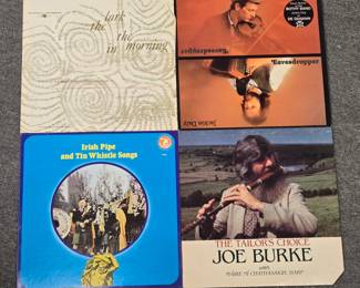 The Lark in the Morning: Folk Songs and Dances from the Irish Countryside; Kevin Burke and Jackie Daly Eavesdropper; Irish Pipe and Tin Whistle Songs; Joe Burke The Tailor's Choice
