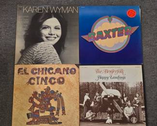 Karen Wyman (self-titled); Baxter (self-titled); El Chicano Cinco; The Bergerfolk Happy Landings