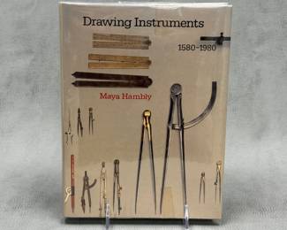 Hardcover book of Drawing Instruments, 1580-1980 by Maya Hambly, published by Sotheby's Publications in 1988