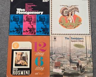 Wes Montgomery (golden archive series compilation); The Naked Carmen (Electric Rock Opera adaptation of Georges Bizet's opera Carmen); Dick Rosmini Adventures for 12-String, 6-String and Banjo; The Sandpipers Spanish Album
