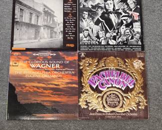The St. Peter Street Strutters Recorded at Preservation Hall; Secret Agent File (television and film spy themes and soundtracks compilation); The Philadelphia Orchestra The Glorious Sound of Wagner; The Pachelbel Canon and Other Baroque Favorites