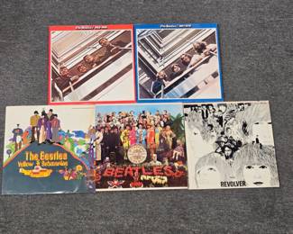 The Beatles 1962-1966; The Beatles 1967-1970; The Beatles Yellow Submarine; The Beatles Sgt. Pepper's Lonely Hearts Club Band; The Beatles Revolver
