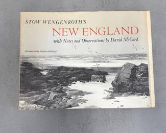 Stow Wengenroth's New England, featuring lithographs by artist Stow Wengenroth with notes and observations by David McCord; 1969