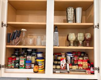 Spices and pantry items